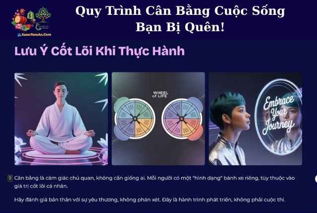 Quy Trình Cân Bằng Cuộc Sống - Giá Trị Cốt Lõi.